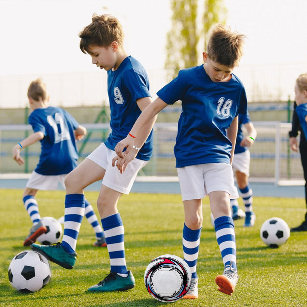 Official Size 5 Soccer Ball – PVC Wearproof Outdoor Training & Match