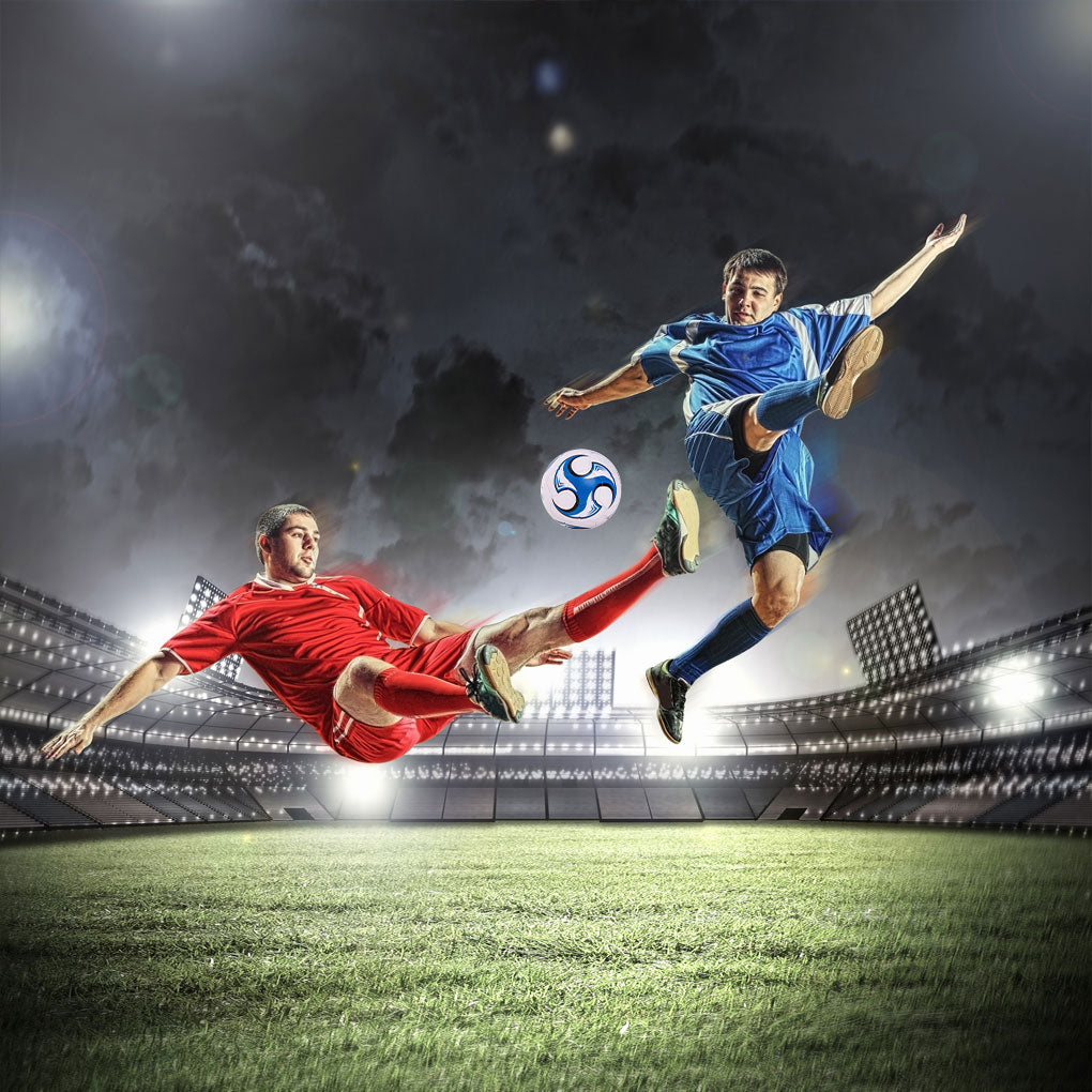 Official Size 5 Soccer Ball – PVC Wearproof Outdoor Training & Match