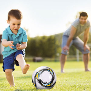 Official Size 5 Soccer Ball – PVC Wearproof Outdoor Training & Match