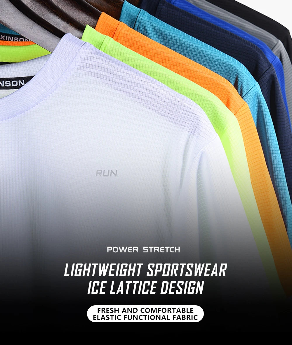 Men’s Summer Ice Silk Long Sleeve T-Shirt