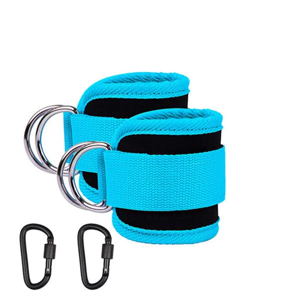 TPE Resistance Bands with Ankle Straps – Fitness & Leg Training Set