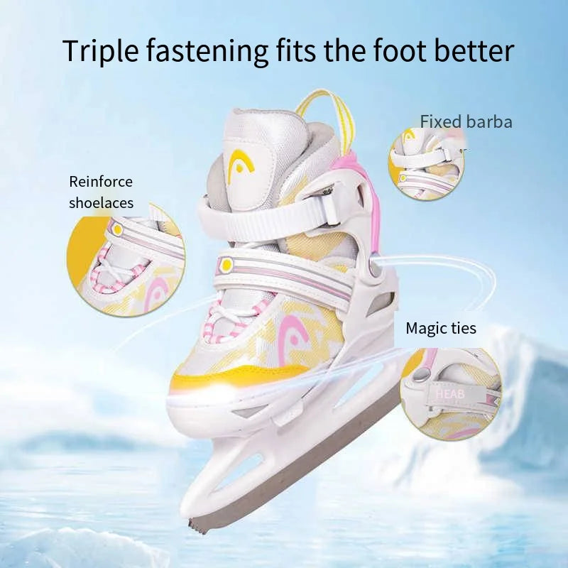 HEAD Adjustable Kids Figure & Ice Hockey Skates