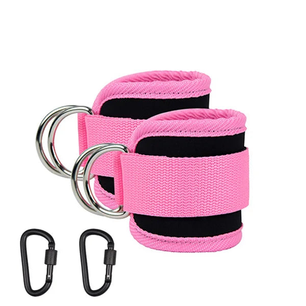 TPE Resistance Bands with Ankle Straps – Fitness & Leg Training Set