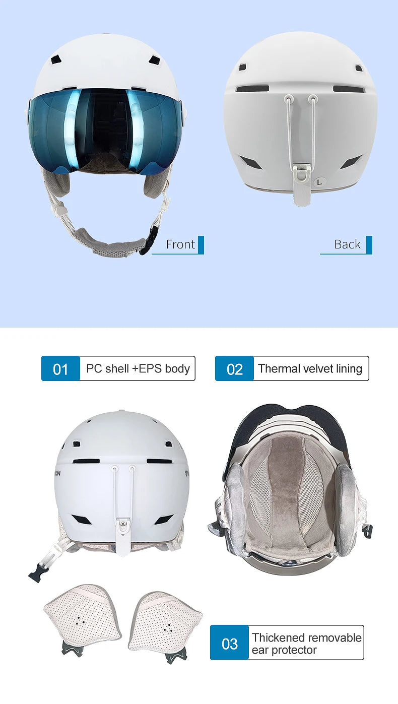 MOON Professional Ski Helmet