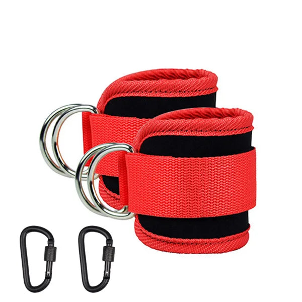 TPE Resistance Bands with Ankle Straps – Fitness & Leg Training Set