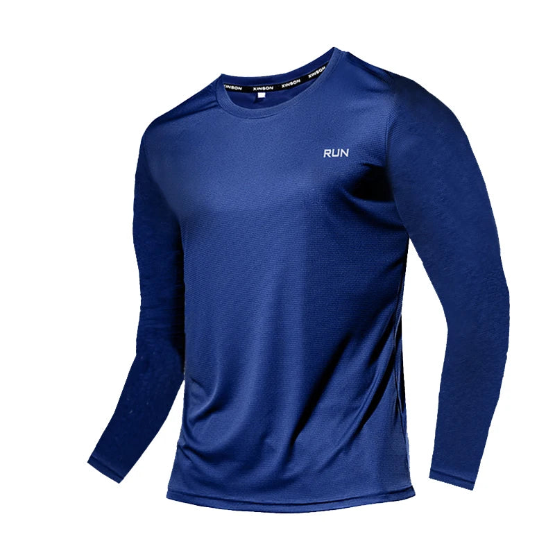 Men’s Summer Ice Silk Long Sleeve T-Shirt