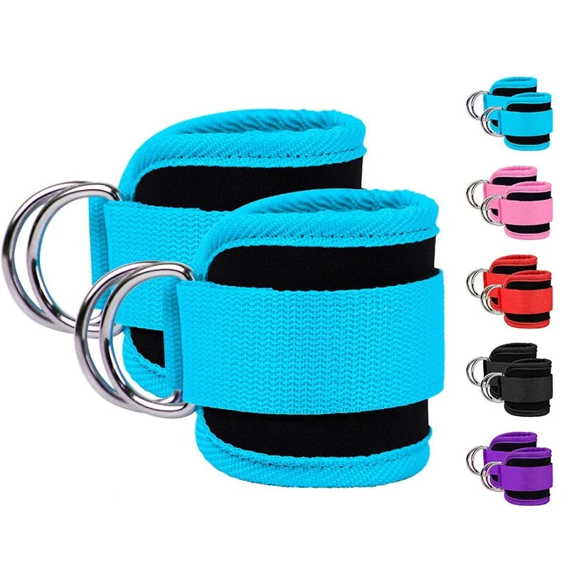 TPE Resistance Bands with Ankle Straps – Fitness & Leg Training Set