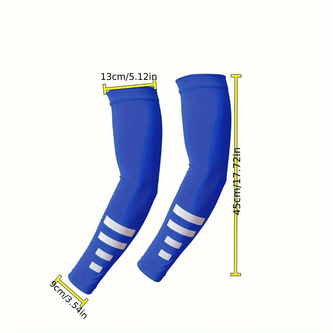 Outdoor Sun Protection Arm Sleeves – Reflective Ice Silk, 1 Pair