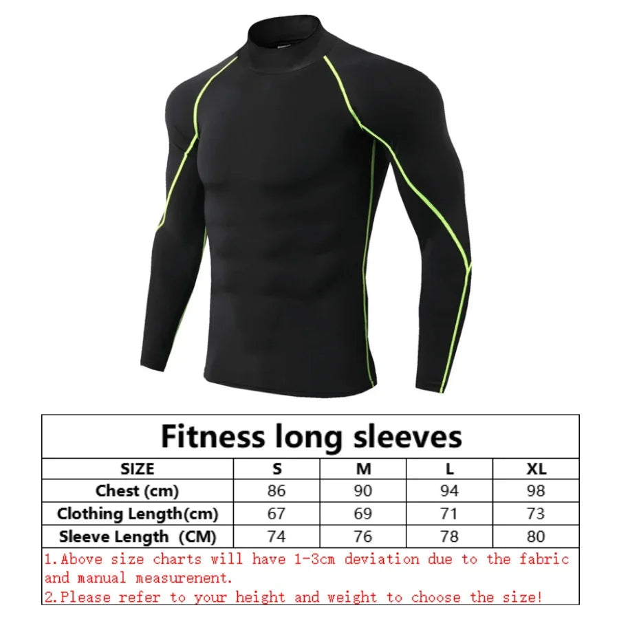 Winter Men’s Compression Warm Shirt