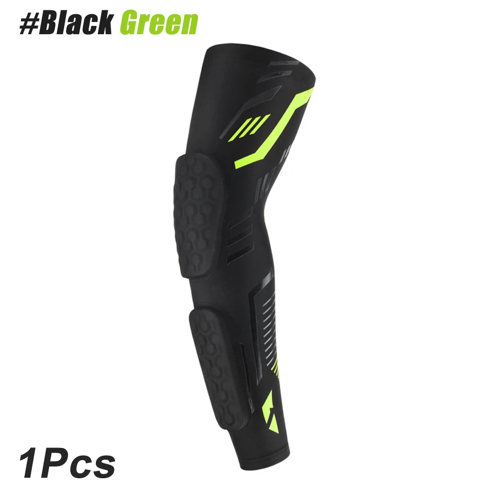 Sports Padded Arm Sleeve – Compression Elbow Guard for Basketball & More