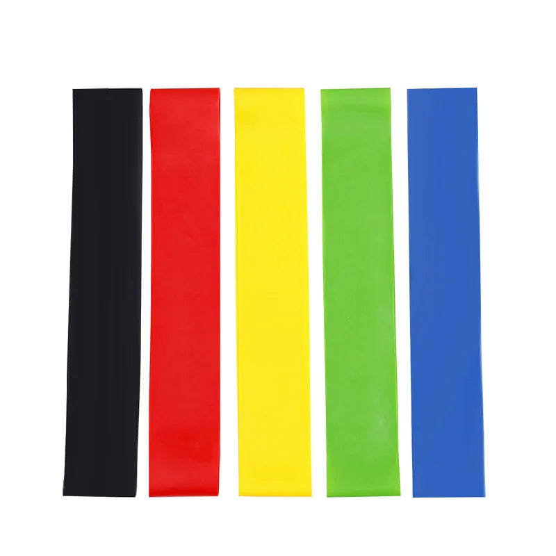 TPE Yoga Resistance Bands – Multi-Color Fitness & Pilates Elastic Bands