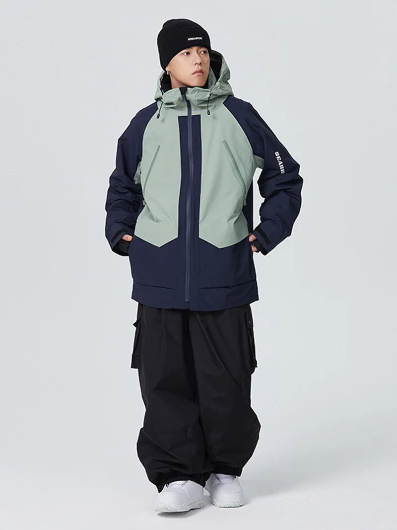 SEARIPE Unisex Ski Jacket – Waterproof Windproof Snowboard Coat