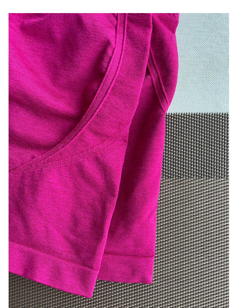 TKITK Women’s Seamless High Waist Gym Shorts