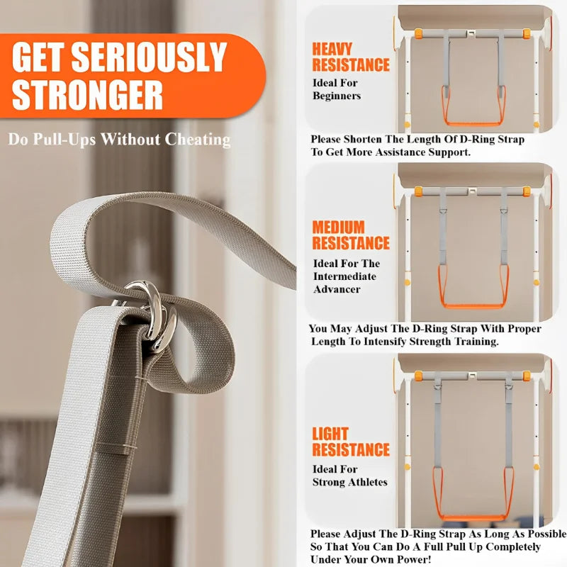 Adjustable Pull-Up Assistance Bands Set