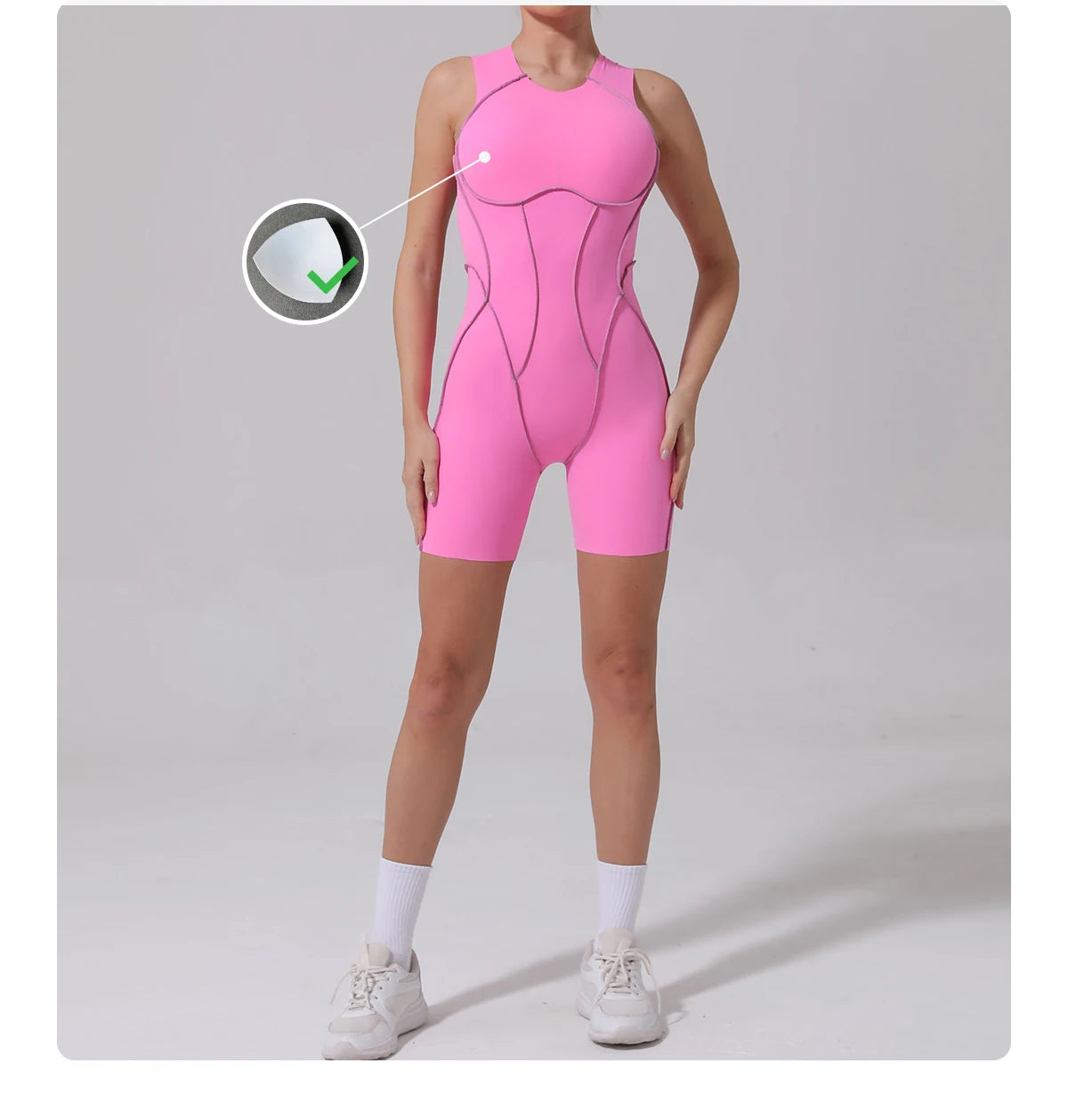 Women’s Summer Sleeveless Yoga Jumpsuit