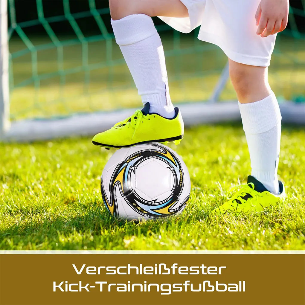 Official Size 5 Soccer Ball – PVC Wearproof Outdoor Training & Match