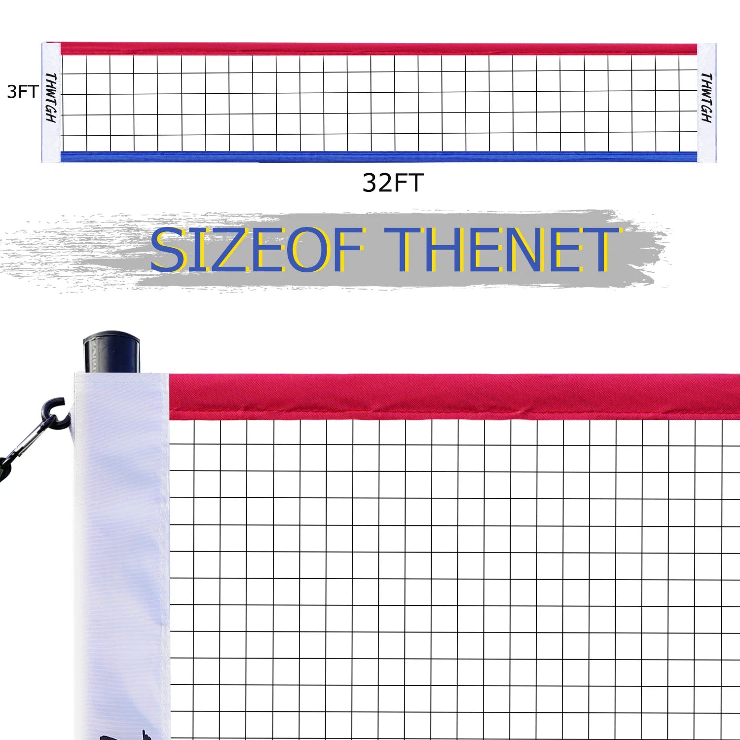 Portable Outdoor Volleyball Net Set