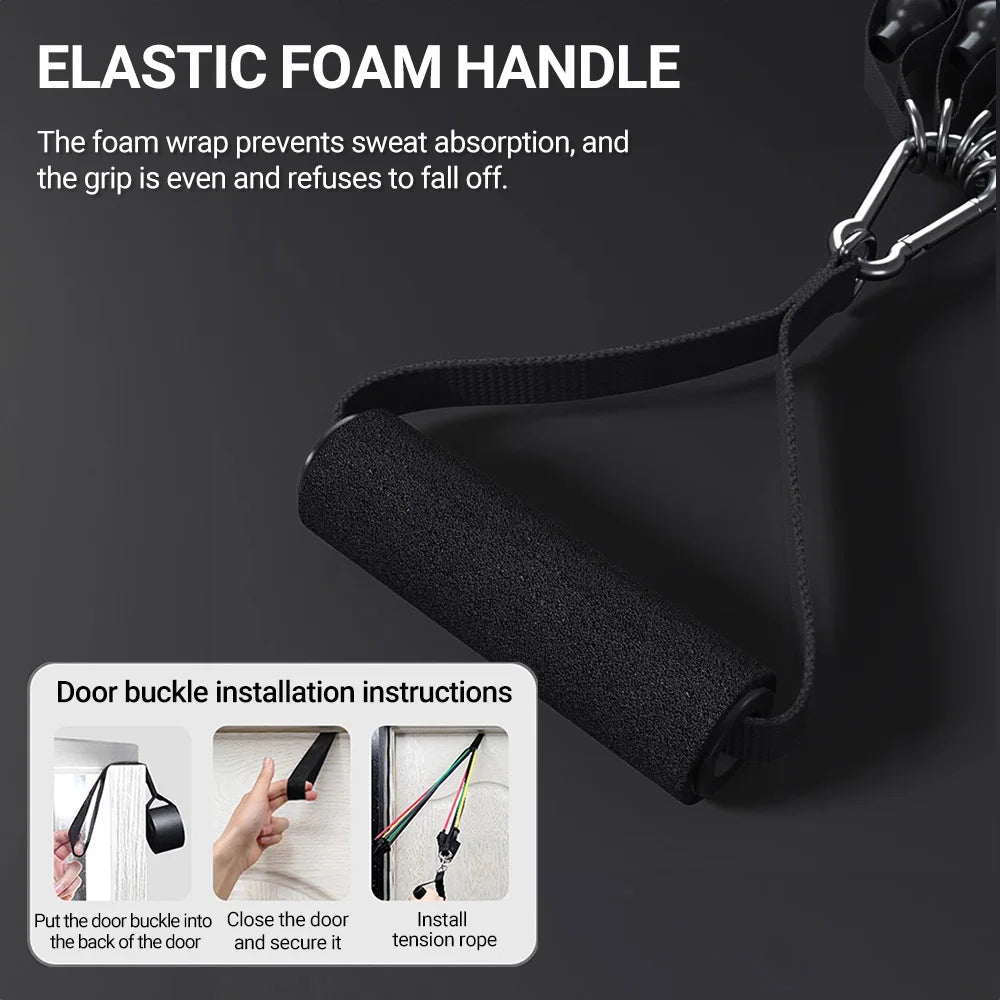 Resistance Bands Set (10–14pcs)
