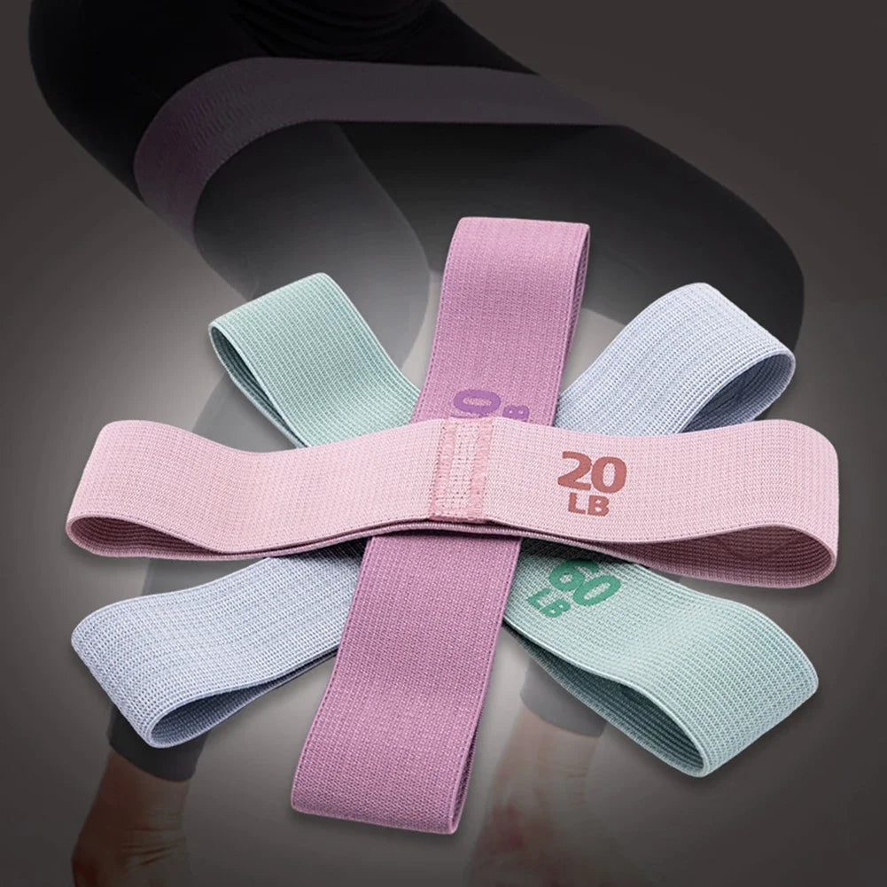 Elastic Resistance Booty Bands Set