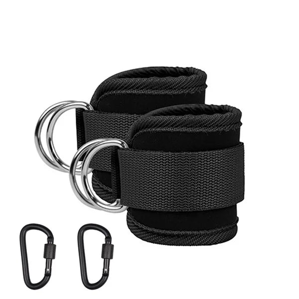 TPE Resistance Bands with Ankle Straps – Fitness & Leg Training Set