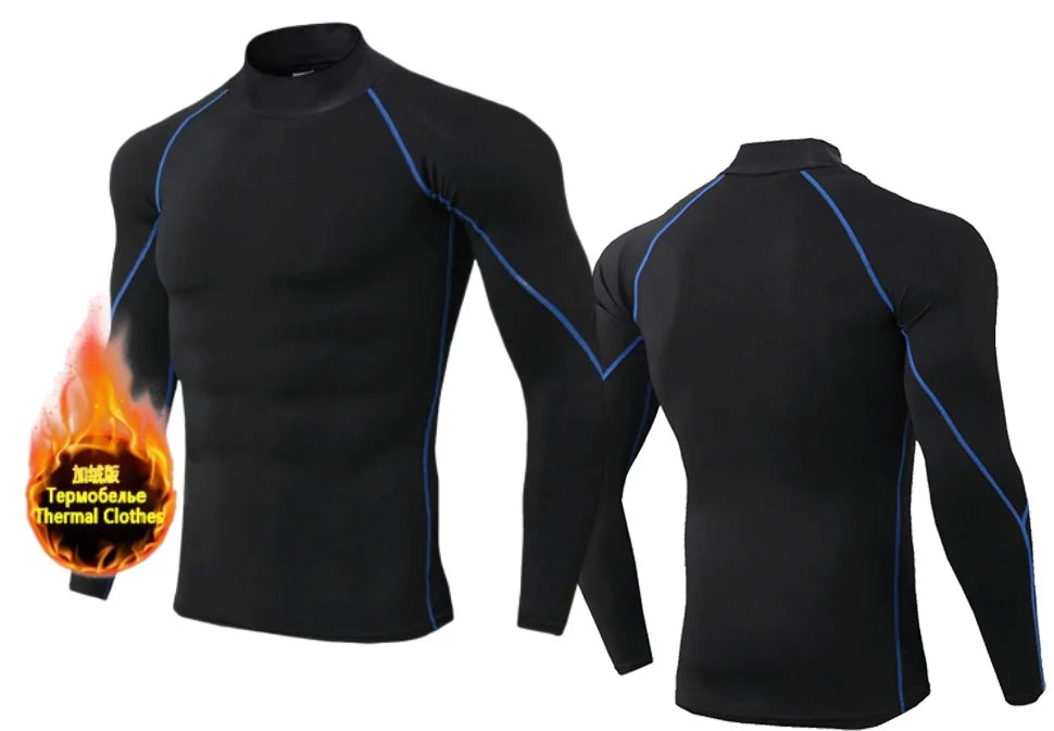 Winter Men’s Compression Warm Shirt