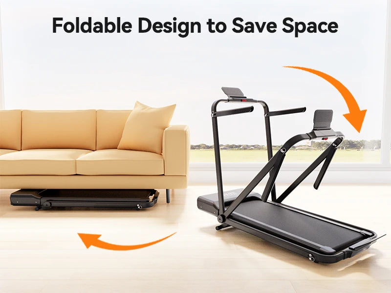 3.0HP Foldable Portable Treadmill with Incline