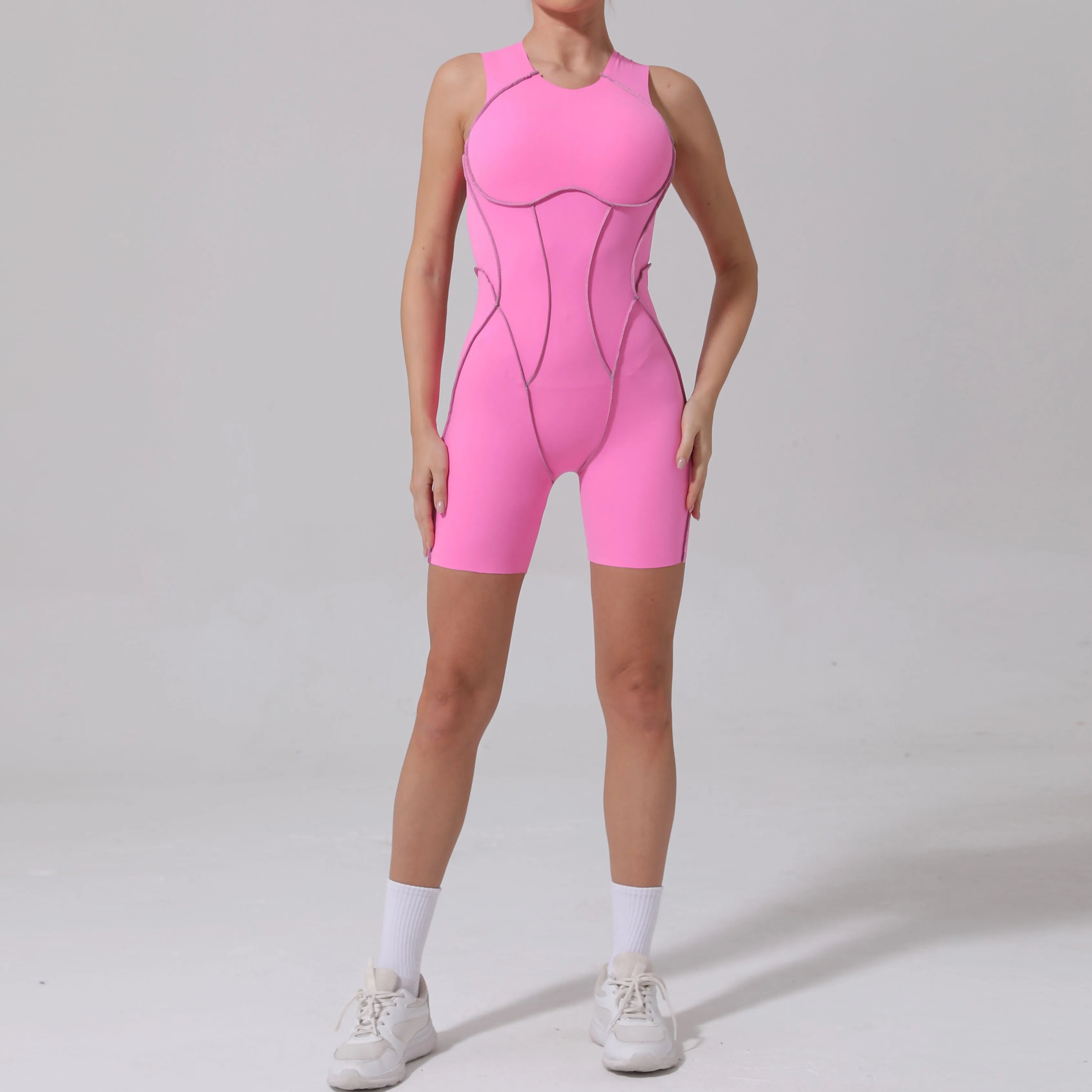 Women’s Summer Sleeveless Yoga Jumpsuit