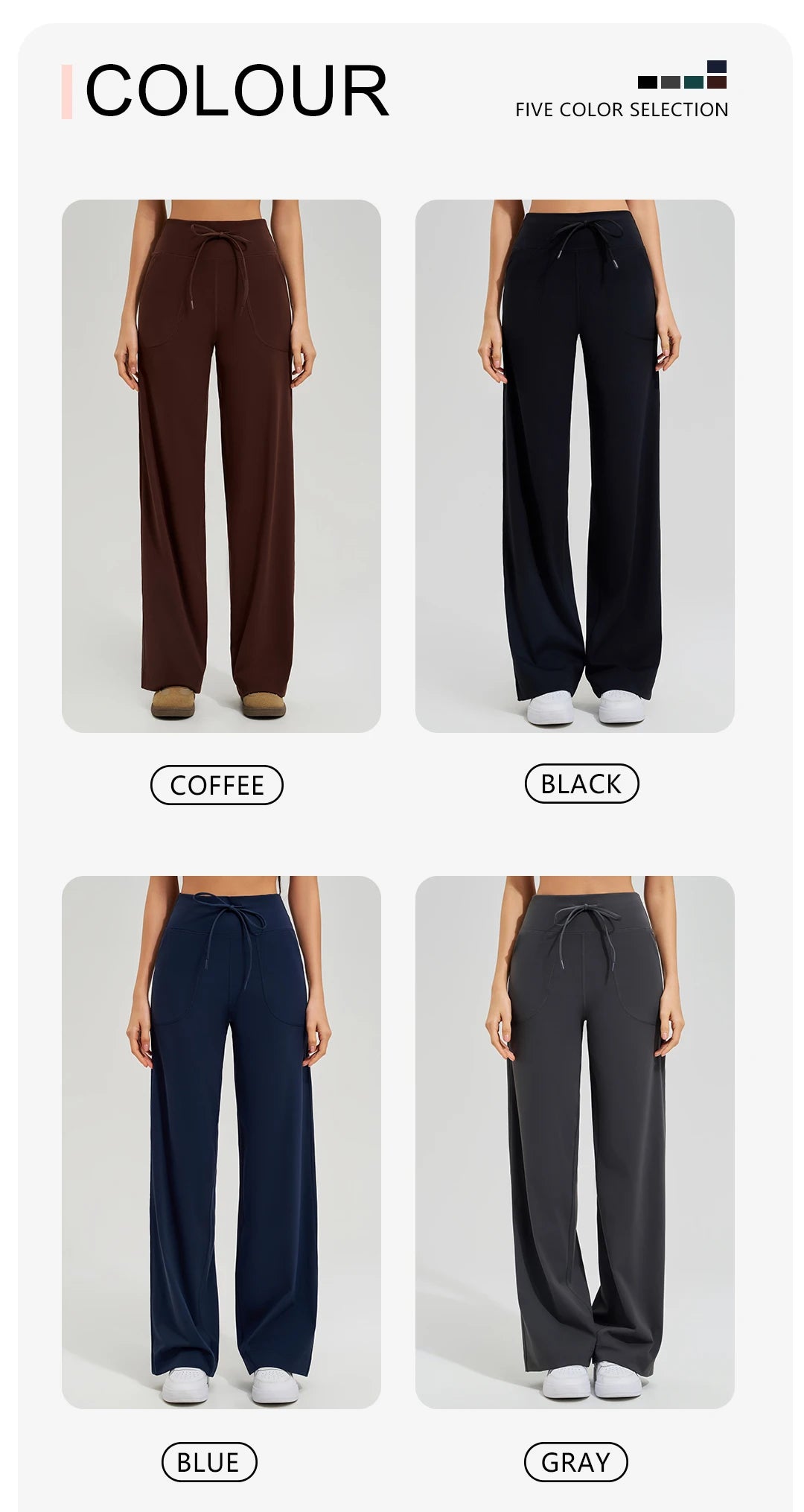 Women’s High-Waist Yoga Pants with Pockets