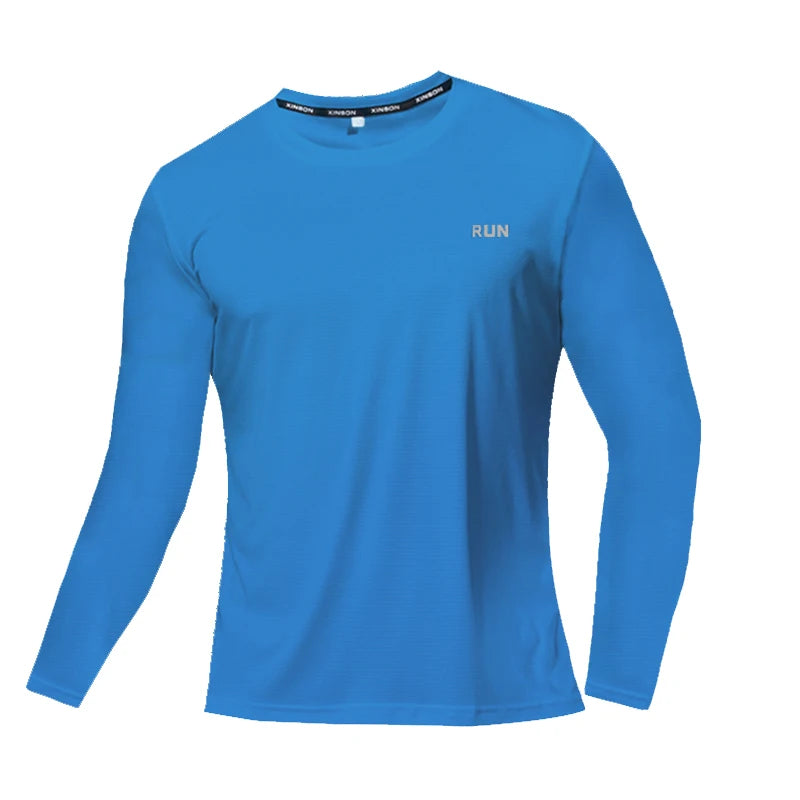 Men’s Summer Ice Silk Long Sleeve T-Shirt