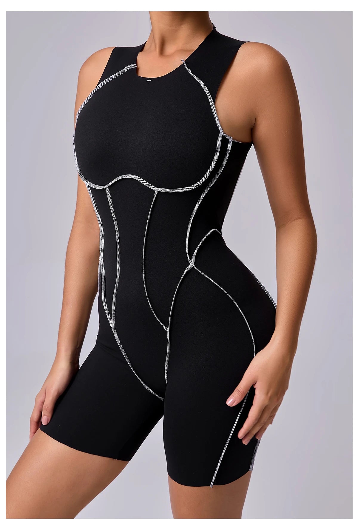 Women’s Summer Sleeveless Yoga Jumpsuit