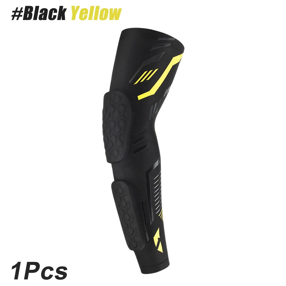 Sports Padded Arm Sleeve – Compression Elbow Guard for Basketball & More