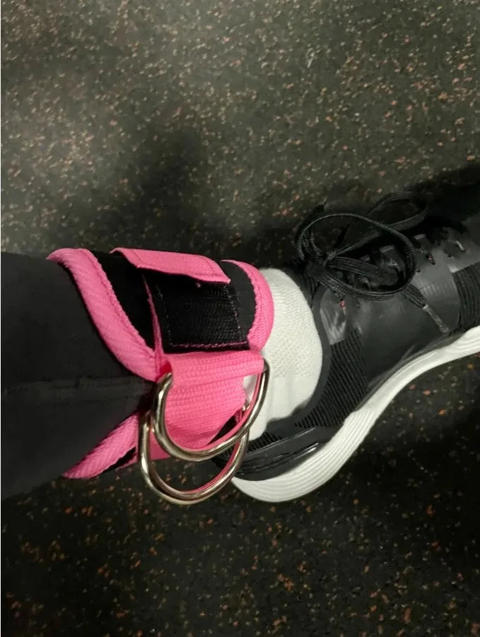 TPE Resistance Bands with Ankle Straps – Fitness & Leg Training Set