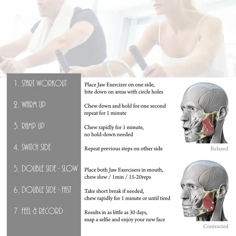 Silicone Jawline Exerciser & Facial Toner