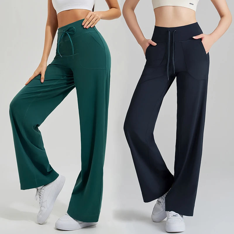 Women’s High-Waist Yoga Pants with Pockets
