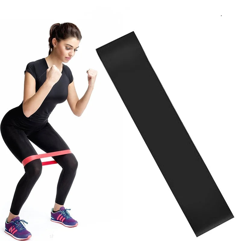 TPE Yoga Resistance Bands – Multi-Color Fitness & Pilates Elastic Bands