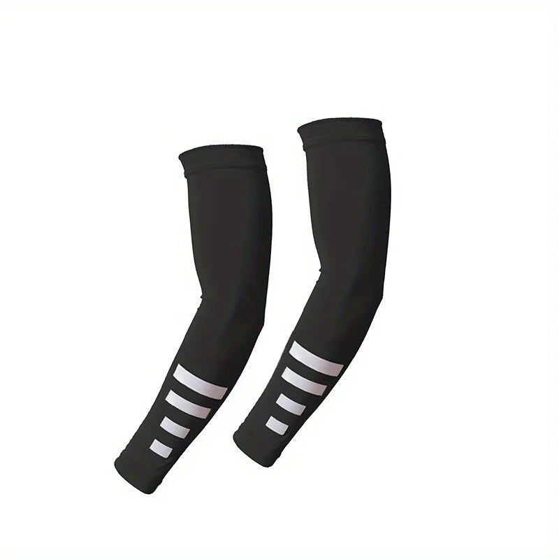 Outdoor Sun Protection Arm Sleeves – Reflective Ice Silk, 1 Pair