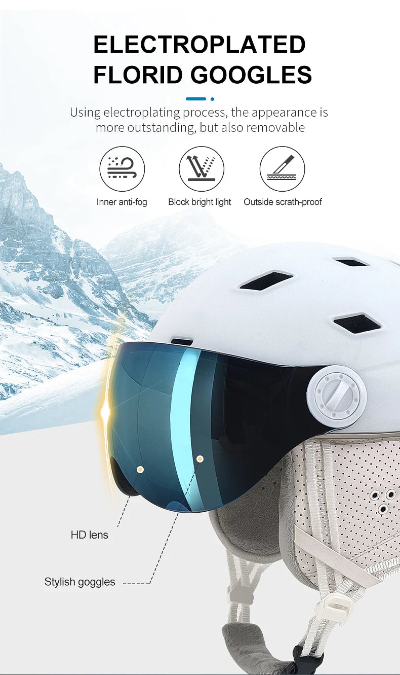 MOON Professional Ski Helmet