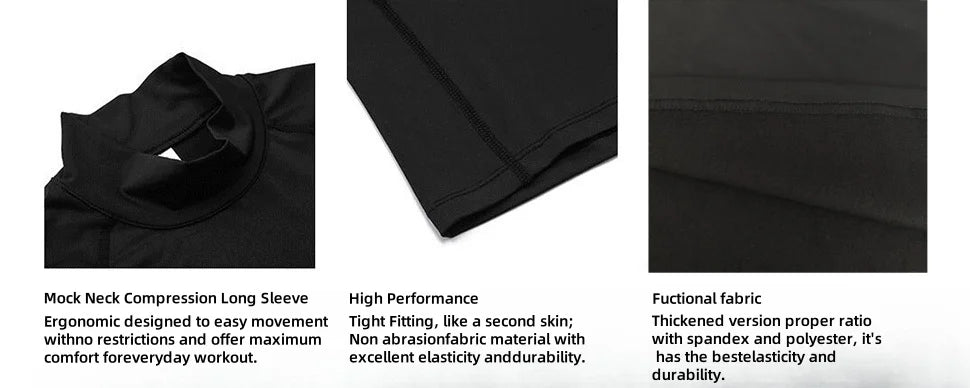 Winter Men’s Compression Warm Shirt