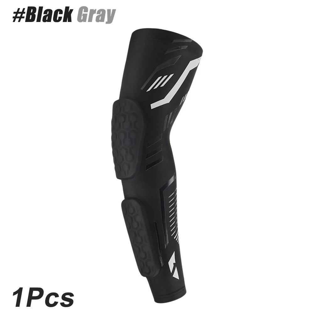Sports Padded Arm Sleeve – Compression Elbow Guard for Basketball & More