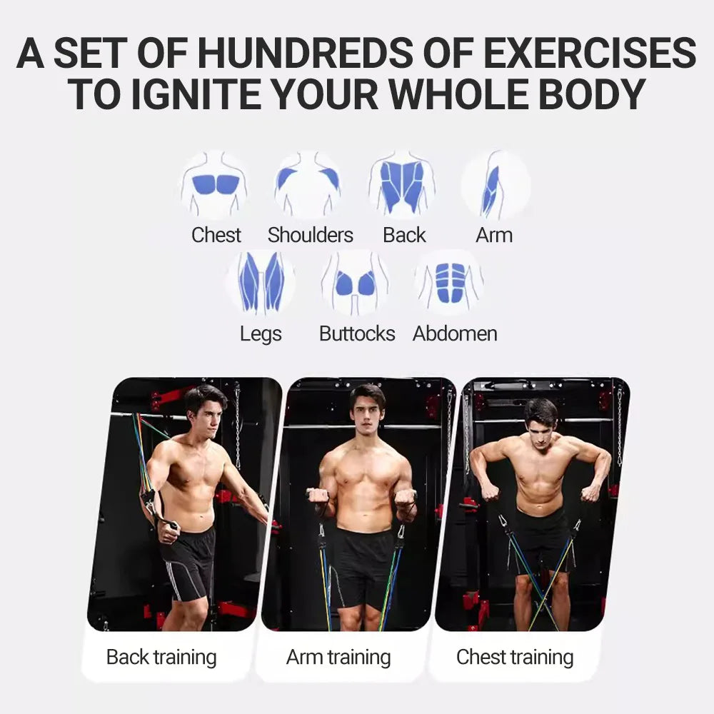 Resistance Bands Set (10–14pcs)