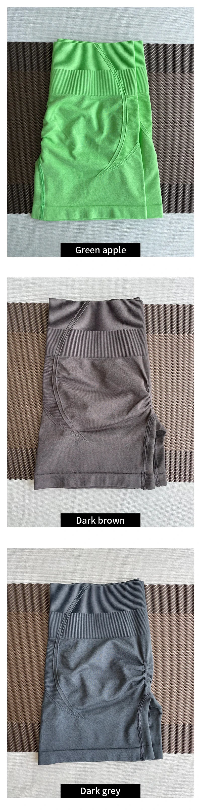 TKITK Women’s Seamless High Waist Gym Shorts