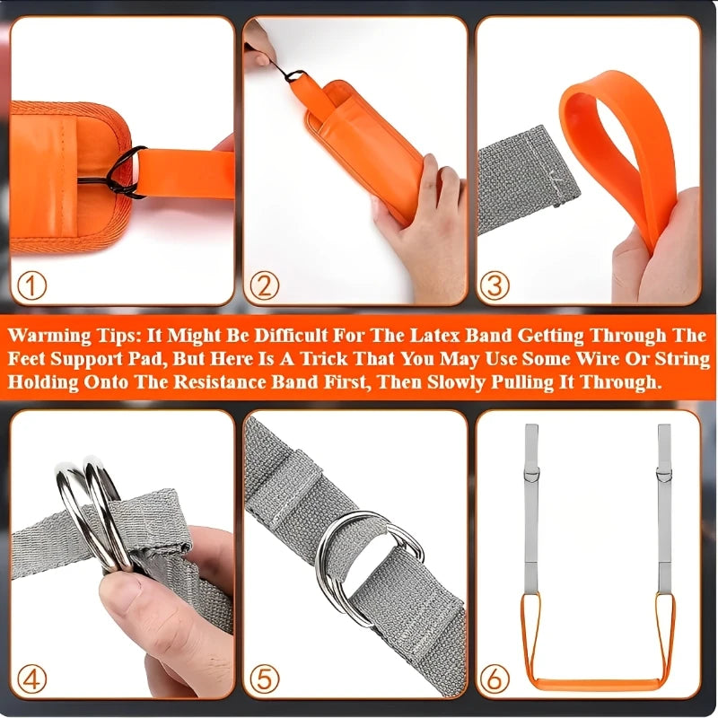 Adjustable Pull-Up Assistance Bands Set