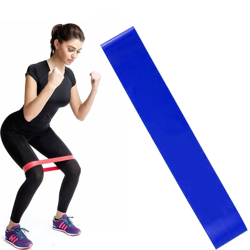 TPE Yoga Resistance Bands – Multi-Color Fitness & Pilates Elastic Bands