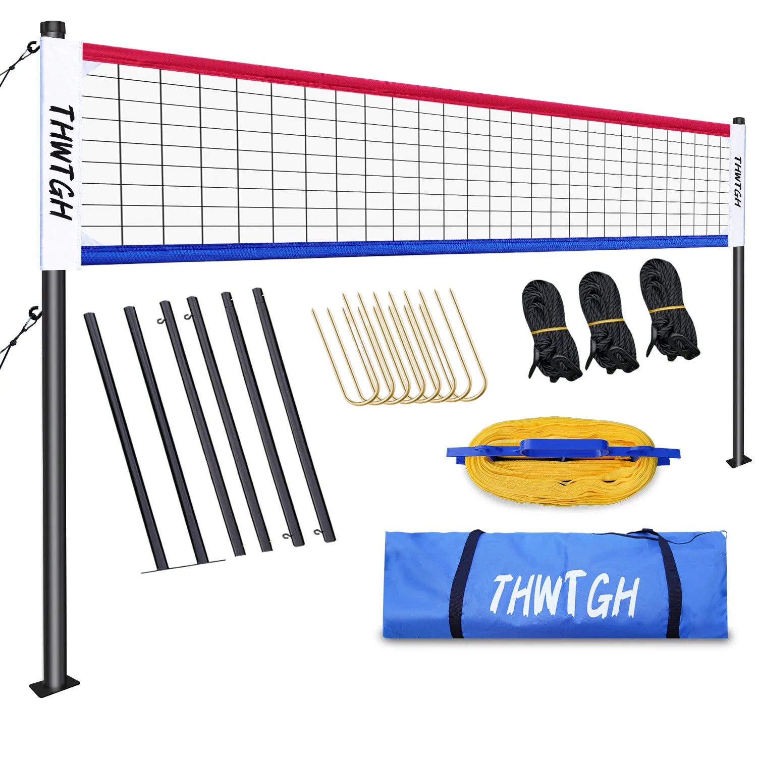 Portable Outdoor Volleyball Net Set