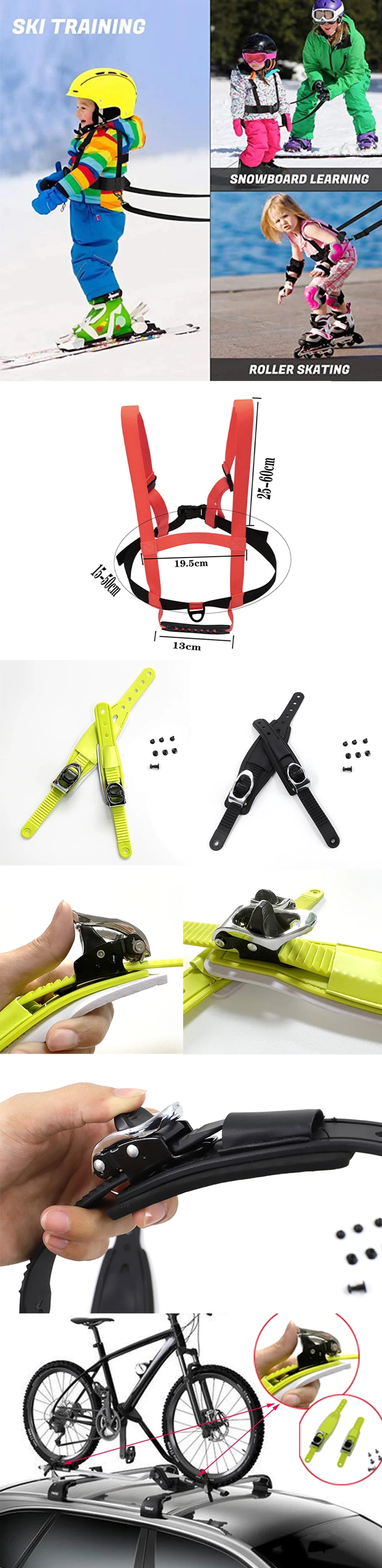 Mini Short Ski Shoes – Adjustable Portable Snow Boots for Adults