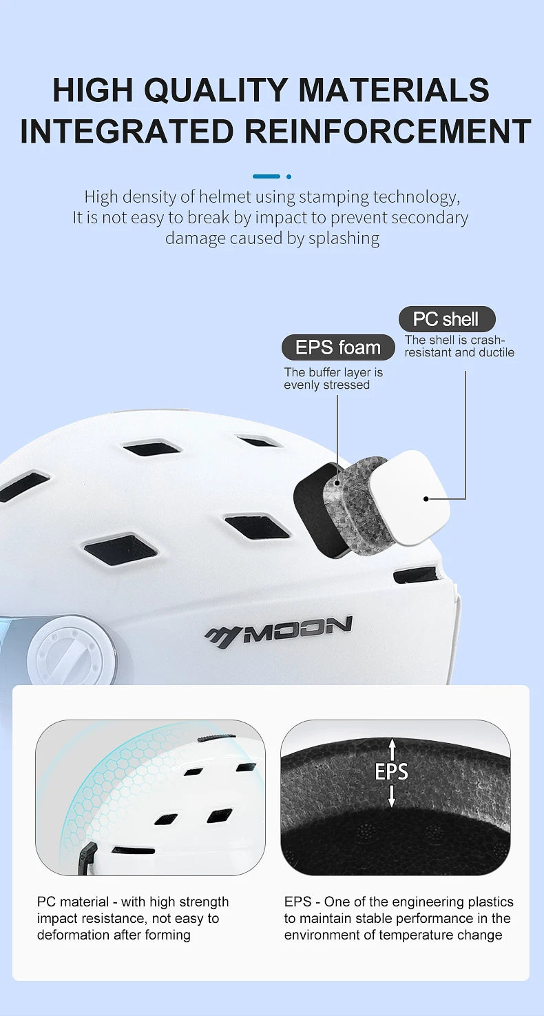 MOON Professional Ski Helmet
