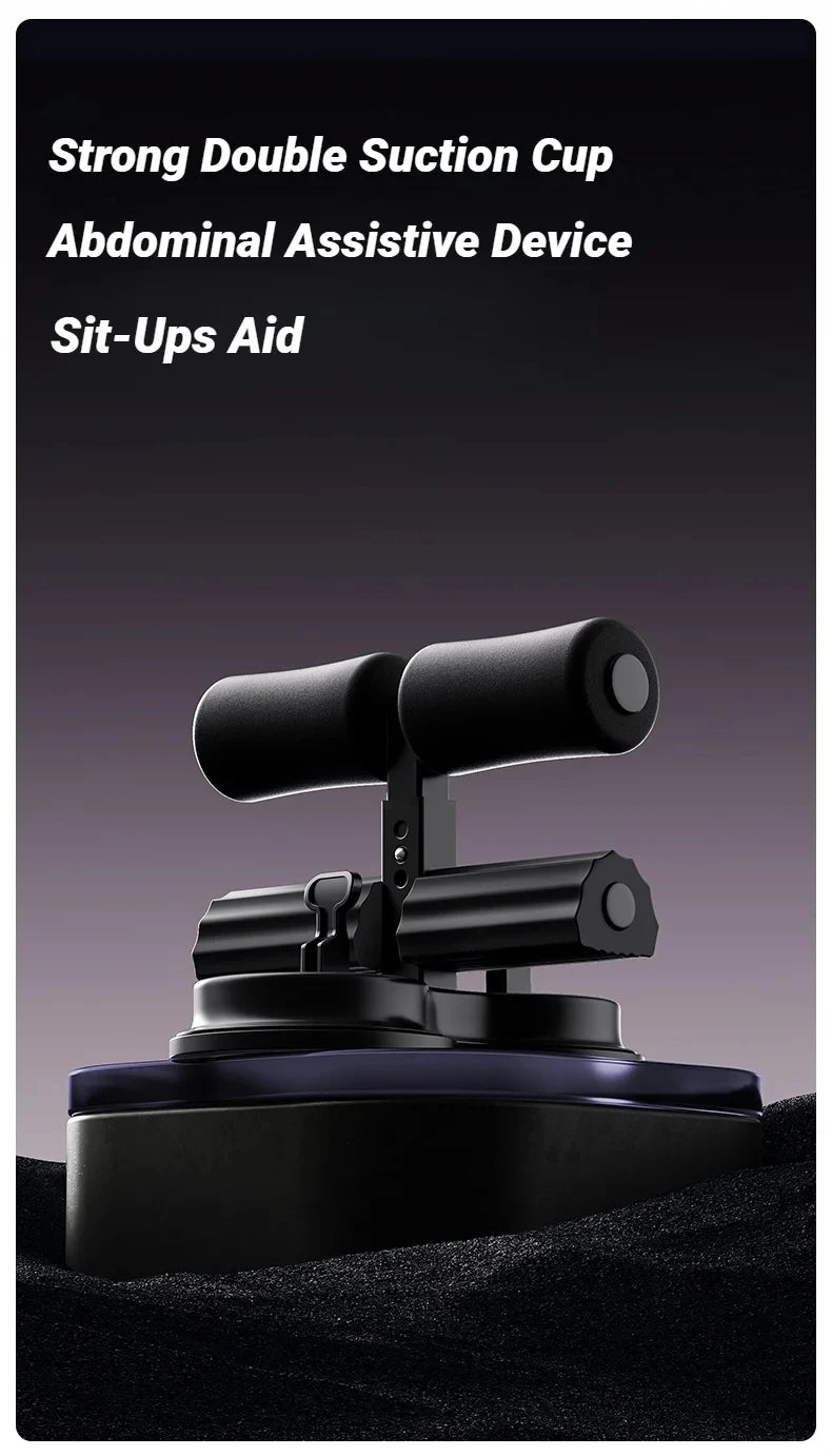 Adjustable Sit-Up Bar with Suction Cup