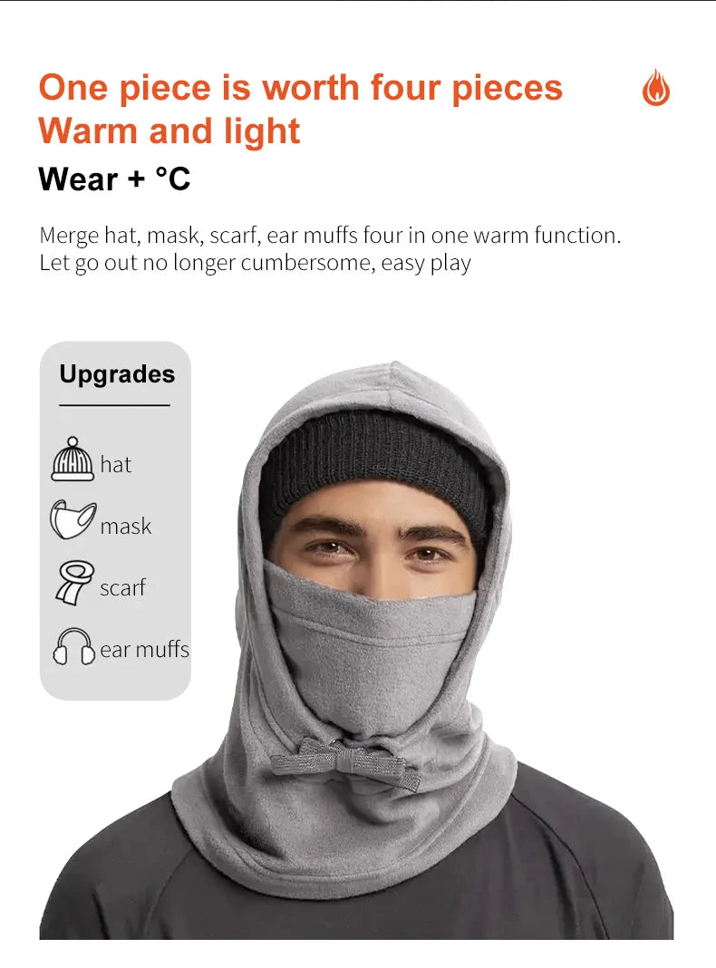 MOON Balaclava Ski Mask – Winter Cold Weather Sports Face Cover