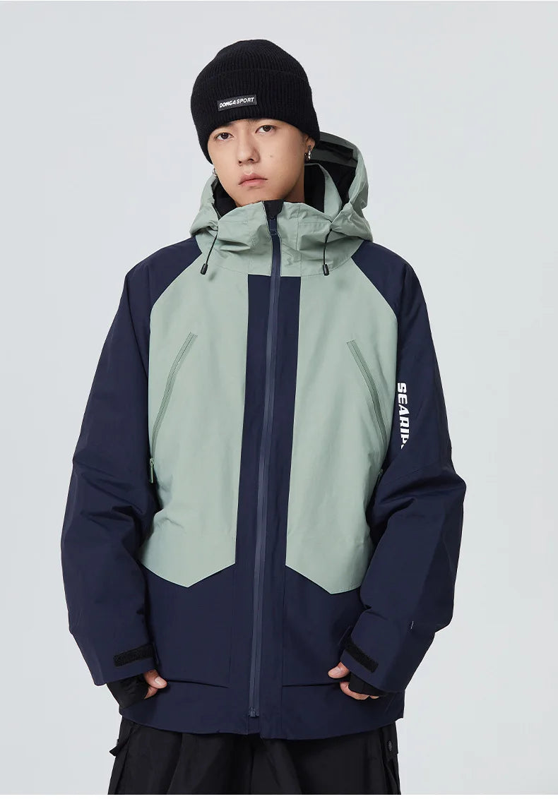 SEARIPE Unisex Ski Jacket – Waterproof Windproof Snowboard Coat