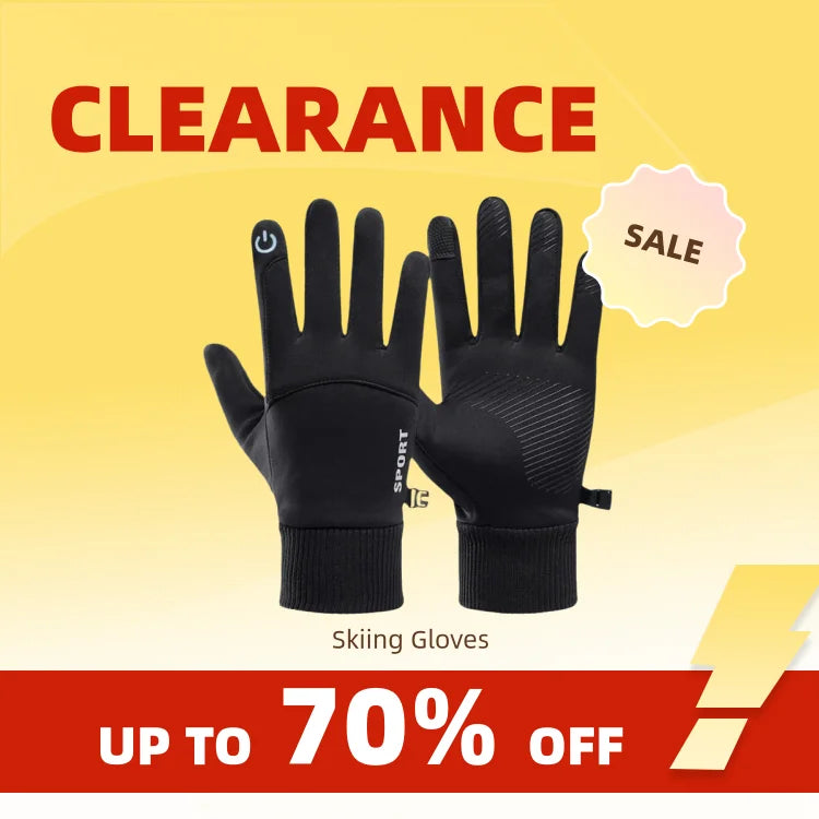Clearance Winter Thermal Touchscreen Gloves – Waterproof & Windproof